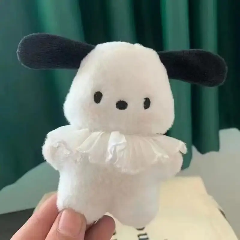 Pochacco chaveiro sanrio bonito boneca menina diy saco pingente kawaii decoração do quarto crianças travesseiro casal presente bonito presente de natal