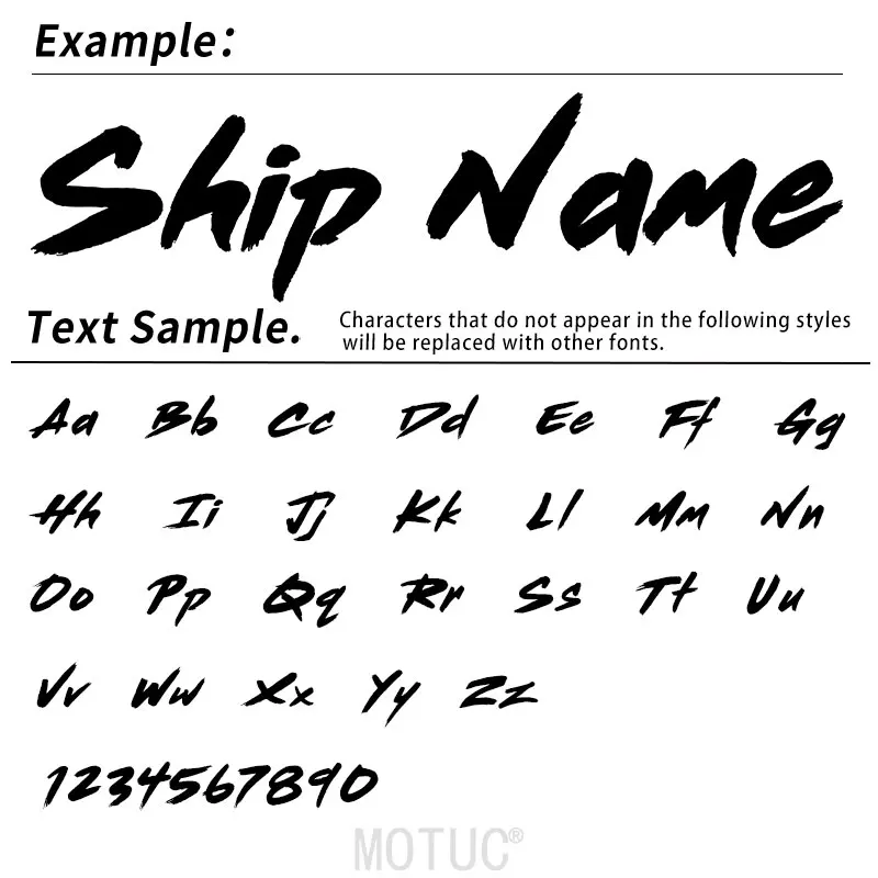 1PC Custom Marine Boat Stickers Personalized Text Decal Waterproof UV Protection For Yacht Kayak Fishing Boat Car Outdoor Decor