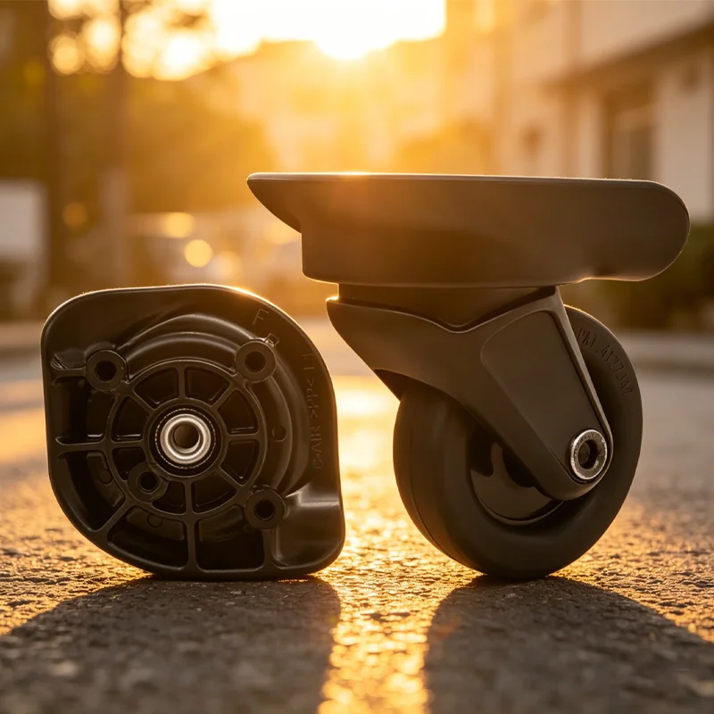 

Replacement Wheels For HINOMOTO C-AIR Luggage Universal Silent Luggage Wheels with Bearings and 360-Degree Rotation
