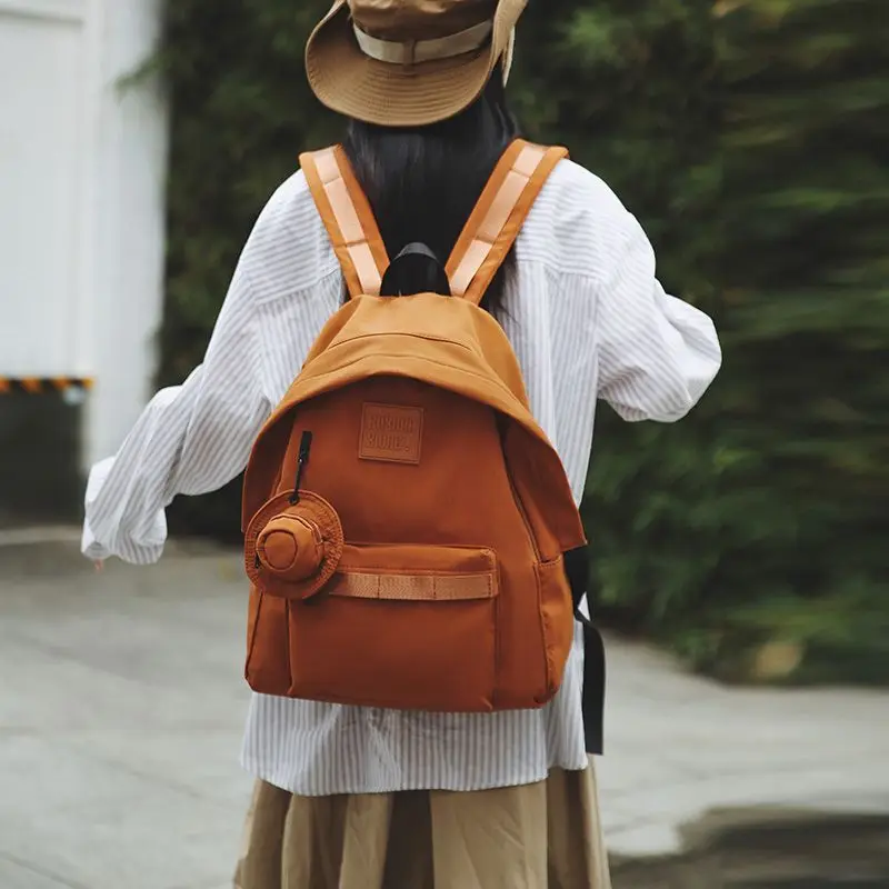 2025 backpack stereotweed style new arrival easiest for matchlarge capacity casual ethnic styleneutral dirt resistant bag