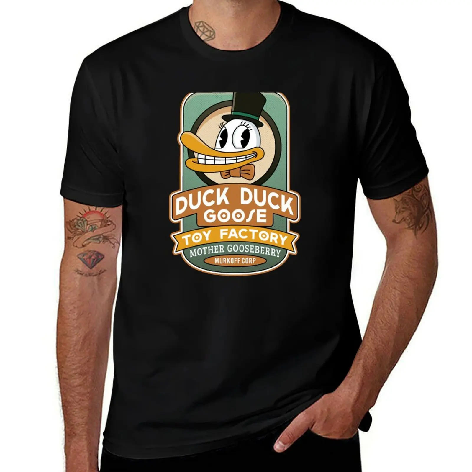 Sinyala Toy Factory Vintage T-Shirt Quick Dry Training Short Sleeve Tee T-Shirt