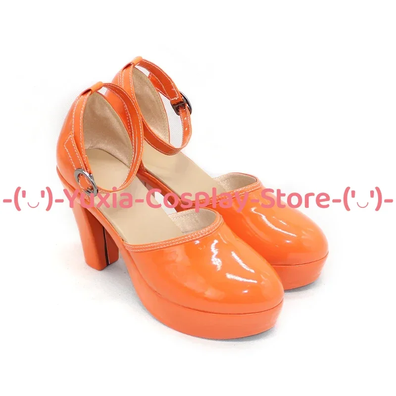 Yuxiacosplay! Chaussures de Cosplay Sailor Noon Minako Aino, accessoires de personnage de jeu animé, bottes en cuir PU, Costume de fête de carnaval d'halloween