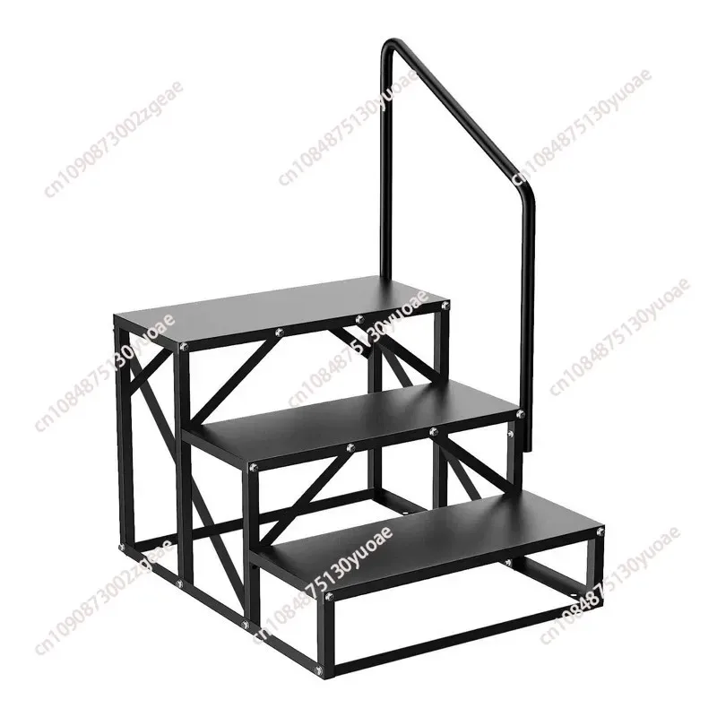 RV Steps Ladder Stepping Bathtub Ladder Two, Three, Four Movable Stair Handrails