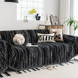 Luxury Soft Chenille Sofa Towel Anti-scratch Furniture Protective Cover  Universal 1/2/3/4 Seater Couch Cover for Living Room