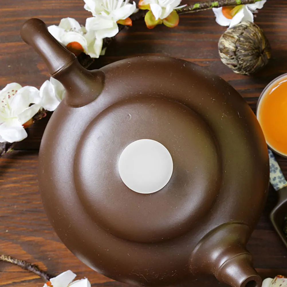 

4 Pcs Teapot Spout Cover Anti leak Dust Proof Heat Resistant Silicone Small Size White 2 Each Kitchen Accessories