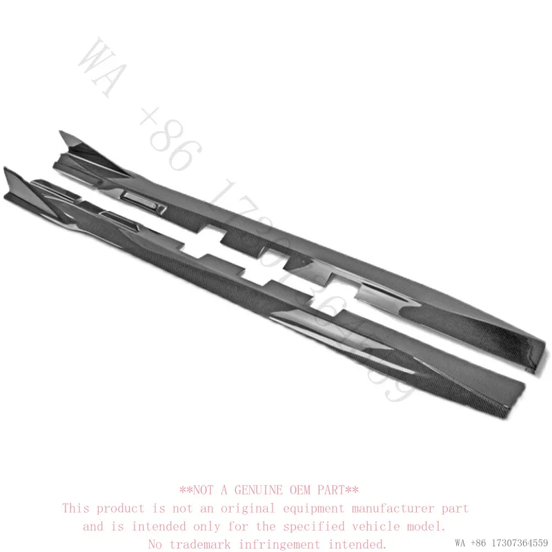 Suitable for Subaru BRZ and Toyota GR86 carbon fiber modification parts, HT spoiler small body kit, side skirt lower spoile