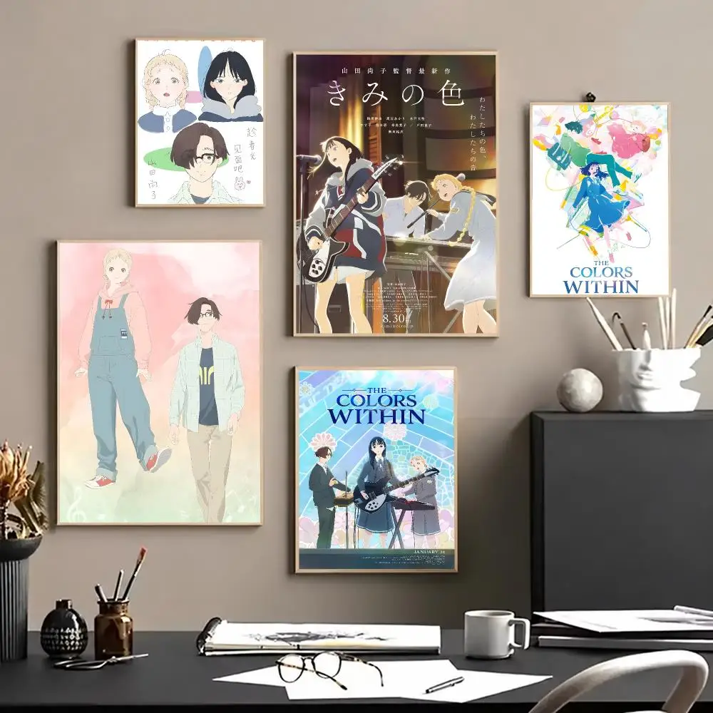 anime The Colors Within Poster HD Self-Adhesive Waterproof Poster Wall HD Print Room Aesthetic Decoration Gift