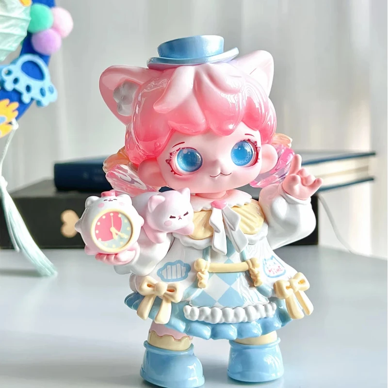 ของแท้ Mioco ชุด Meow Meow Life แบบปรับแต่งได้ กล่องสุ่มน่ารัก ของตกแต่งโต๊ะทำงาน ฟิกเกอร์ Tide Play ของขวัญวันเกิด กล่องปริศนา