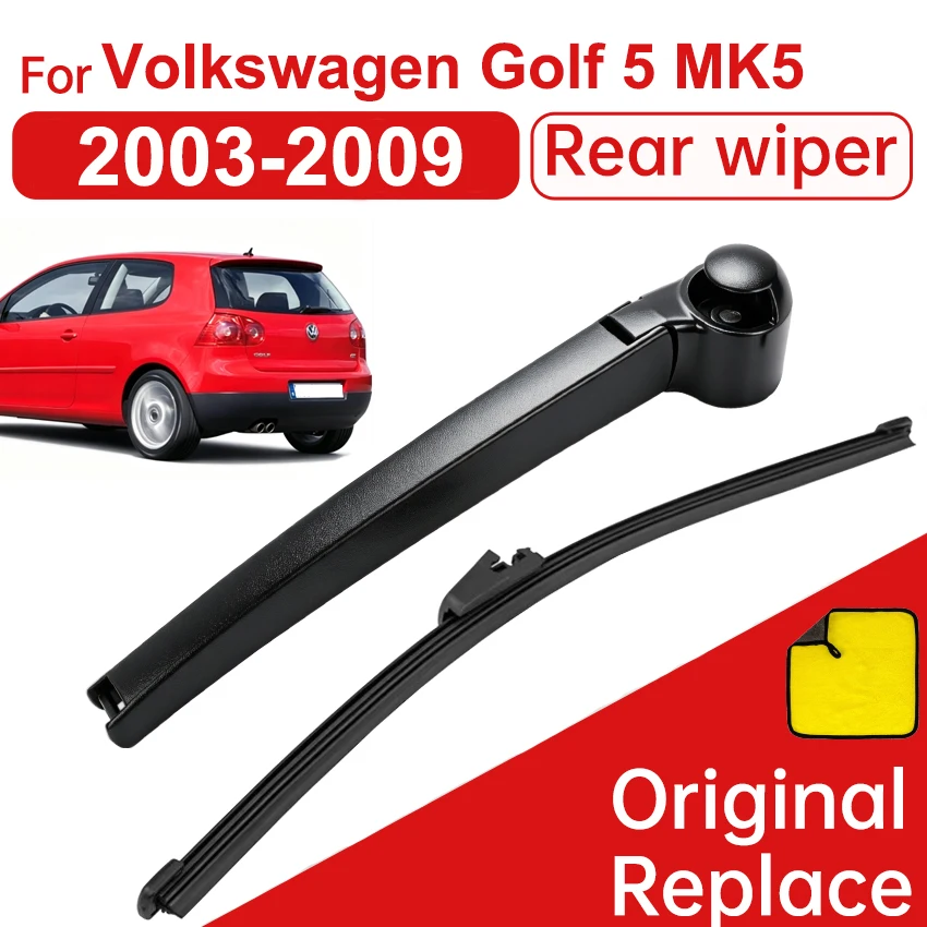 Auto-Windschutzscheiben-Heckwischerarm Wischerblatt-Set 13 Zoll für VW Golf 5 Polo Mk4 Mk5 Schrägheck 2003-2009