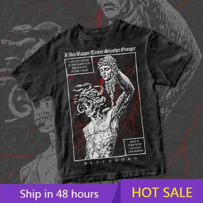 

2025 I Am Ripper Tearer Slasher Gouger cotton shirtmen women enthusiast summer casual cotton uni T-shirt