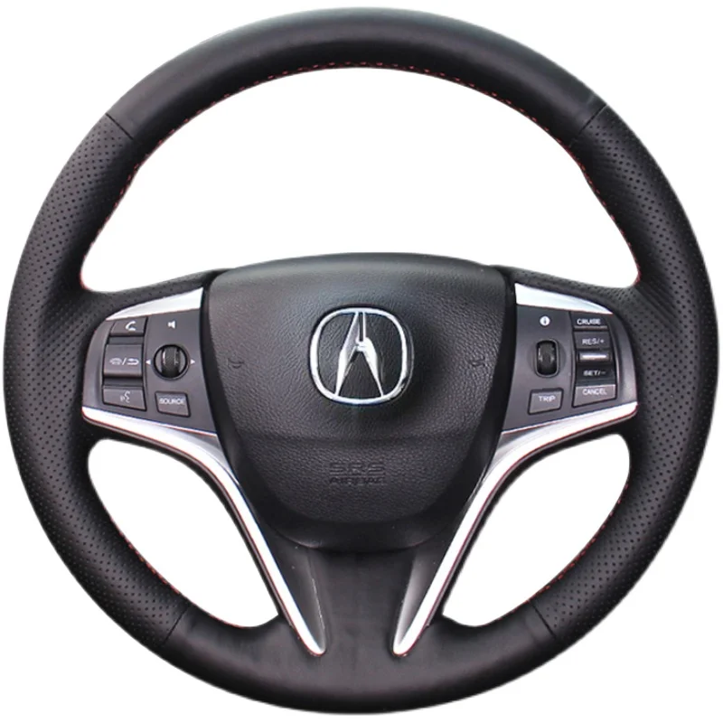 

Hand-stitched High-quality Leather Car Steering Wheel Cover For Acura ILX TLX RLX MDX ZDX CDX Interior Accessories