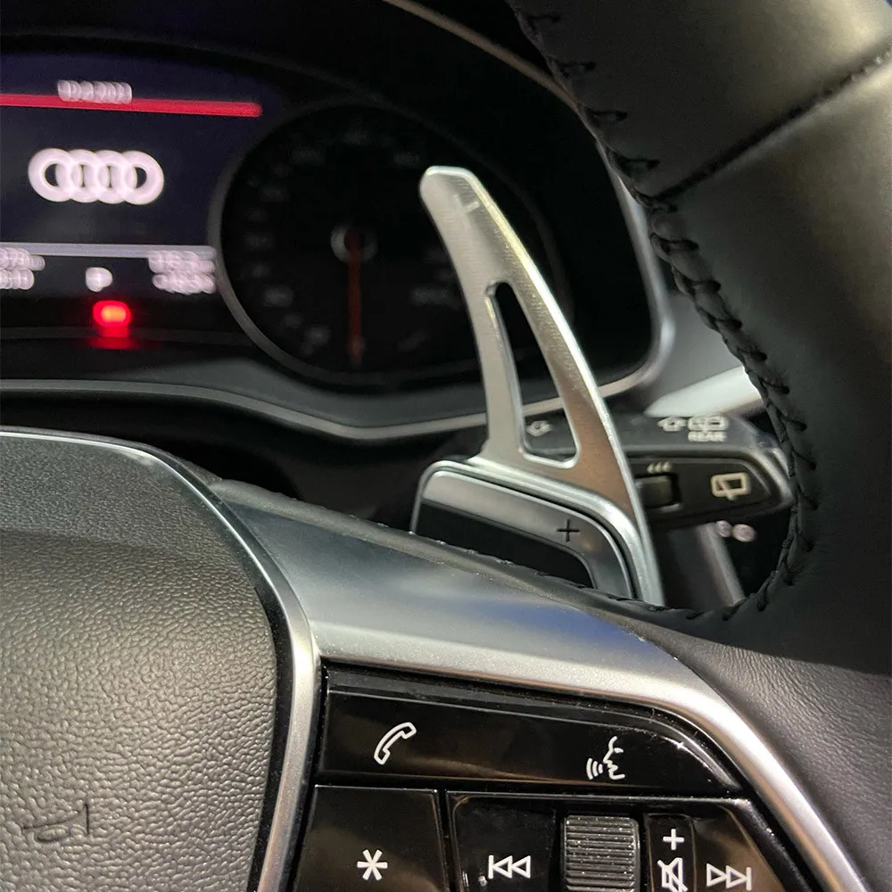 Car Steering Wheel Shift Paddle Shifter Extensions For Audi A3 S3 A4 S4 A5 S5 A6 S6 A8 R8 Q5 Q7 TT Car Accessories