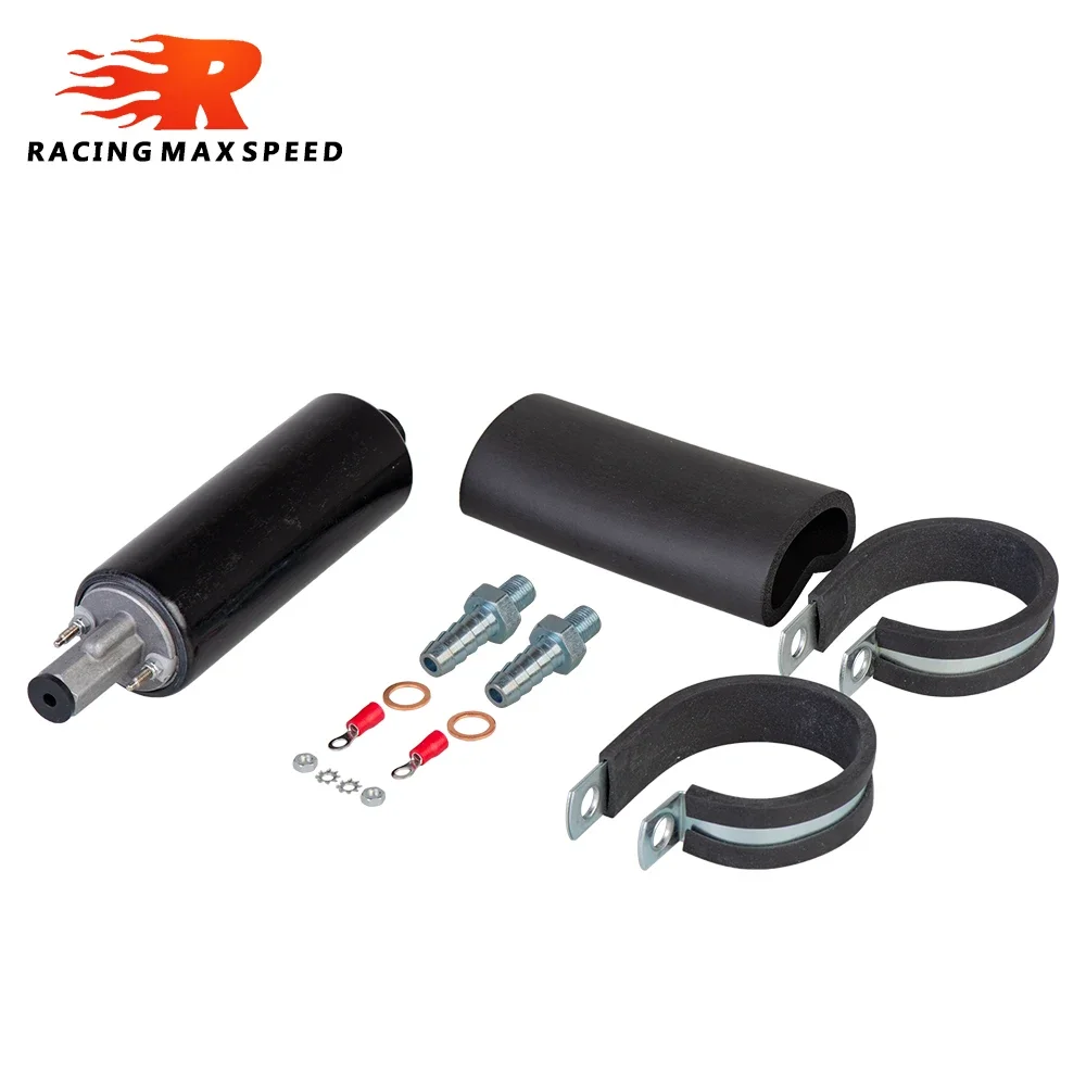 

Universal 255 LPH Inline External Fuel Pump for Walbro GSL392 Fuel Line High Pressure Pump With Kit Auto Accessories