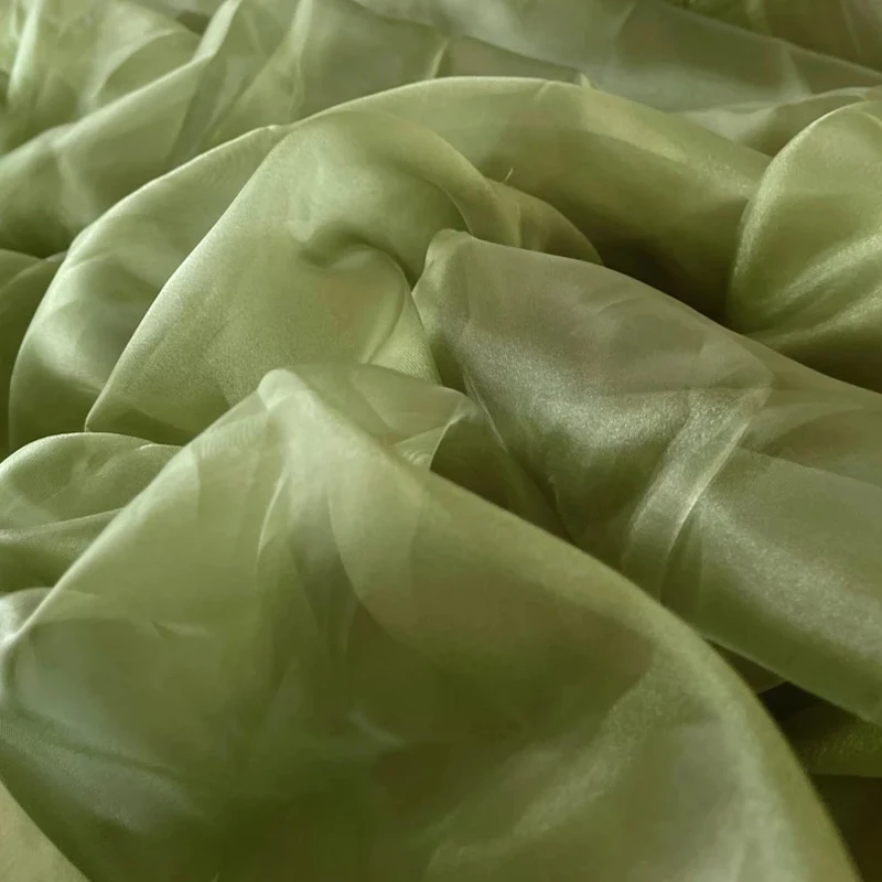 Sheer Crystal Organza Fabric Light weight for Dress, Blouses,Tutu Dress, Bridal Apparel,Wedding Gowns, Event Decorations