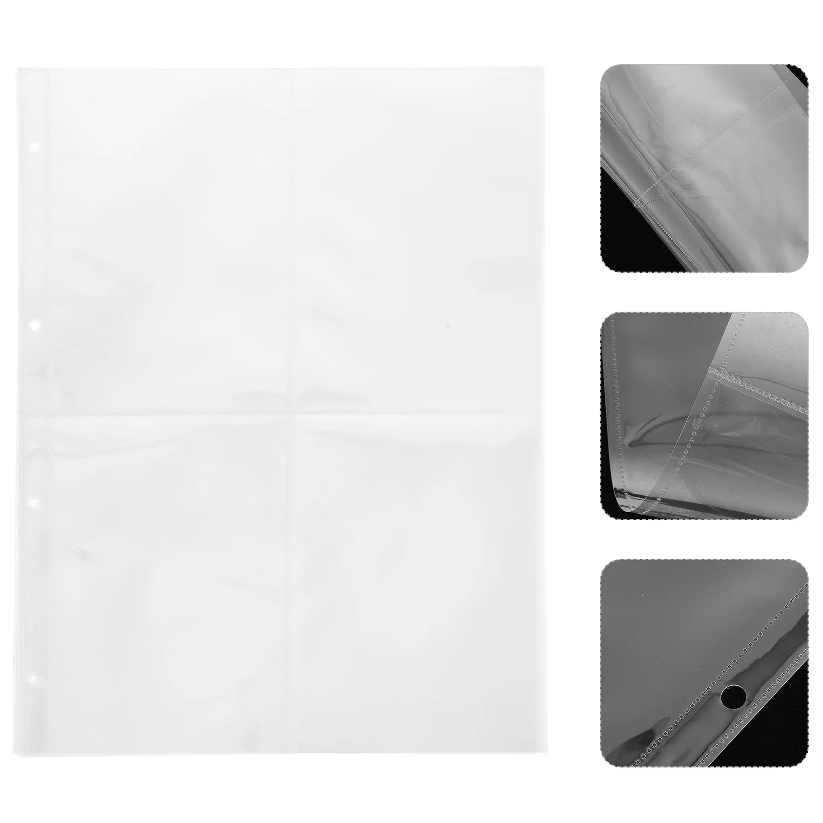 

Page Protectors Photo Pages for Album Book Cover Refills Clear A4 Binder Sleeves