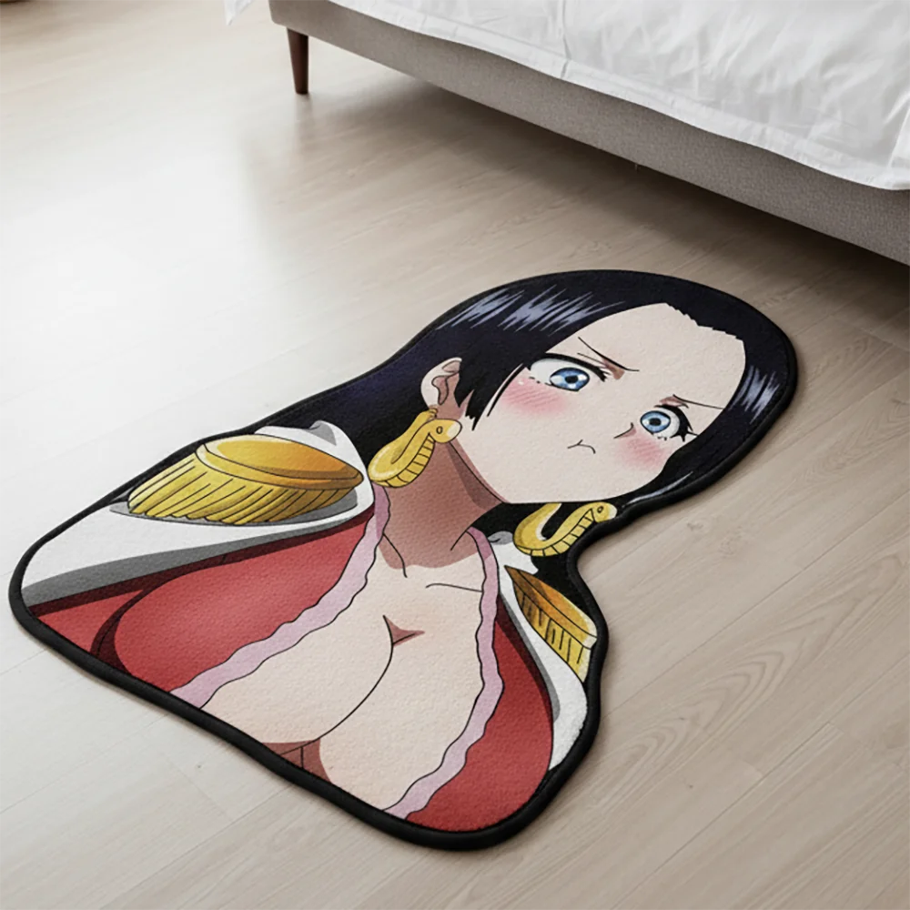 Tapis d'anime Figure populaire Hancock Luffy une pièce personnaliser tapis de dessin animé tapis fait à la main tapis pour la décoration intérieure tapis pour animaux de compagnie