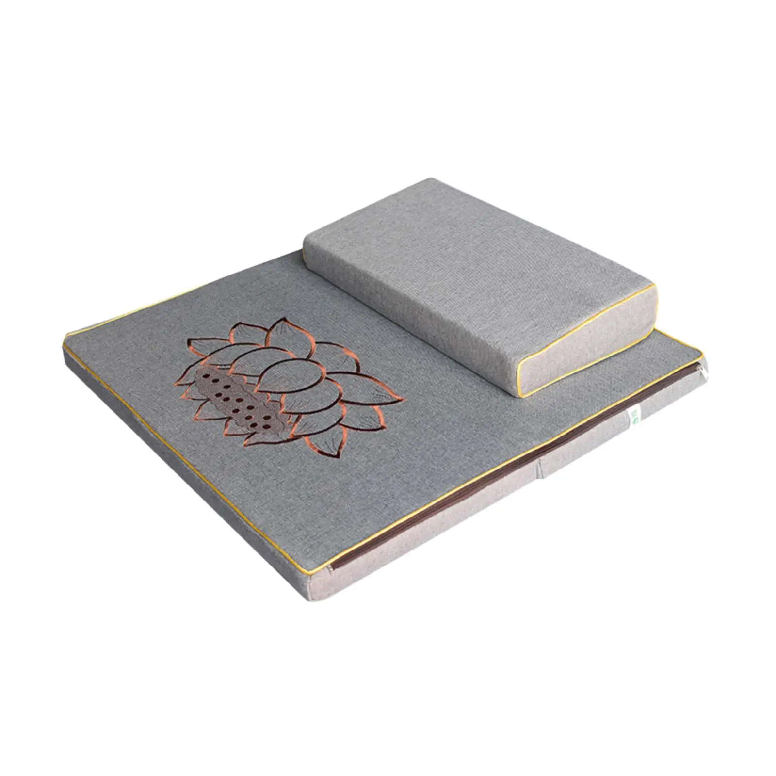 Meditation Floor Pillow Square Seat Cushion Decoration Zen Pad Decorative Zipper