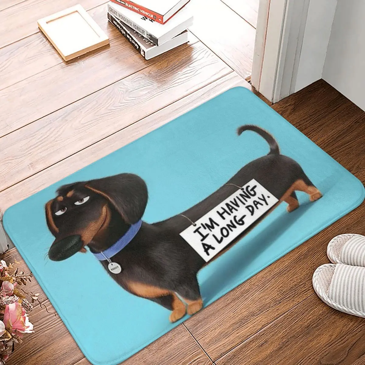 Dachshund Dog Funny Pupy Anti-slip Doormat Floor Mat Antiwear Carpet Rug for Kitchen Entrance Home Bedroom Footpad Mats