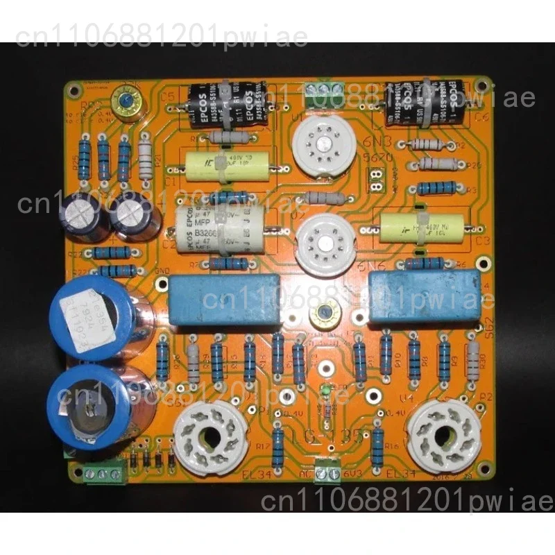 6N3 + 6N6 + EL34 M-type classic push-pull machine circuit board 40W mono LG135
