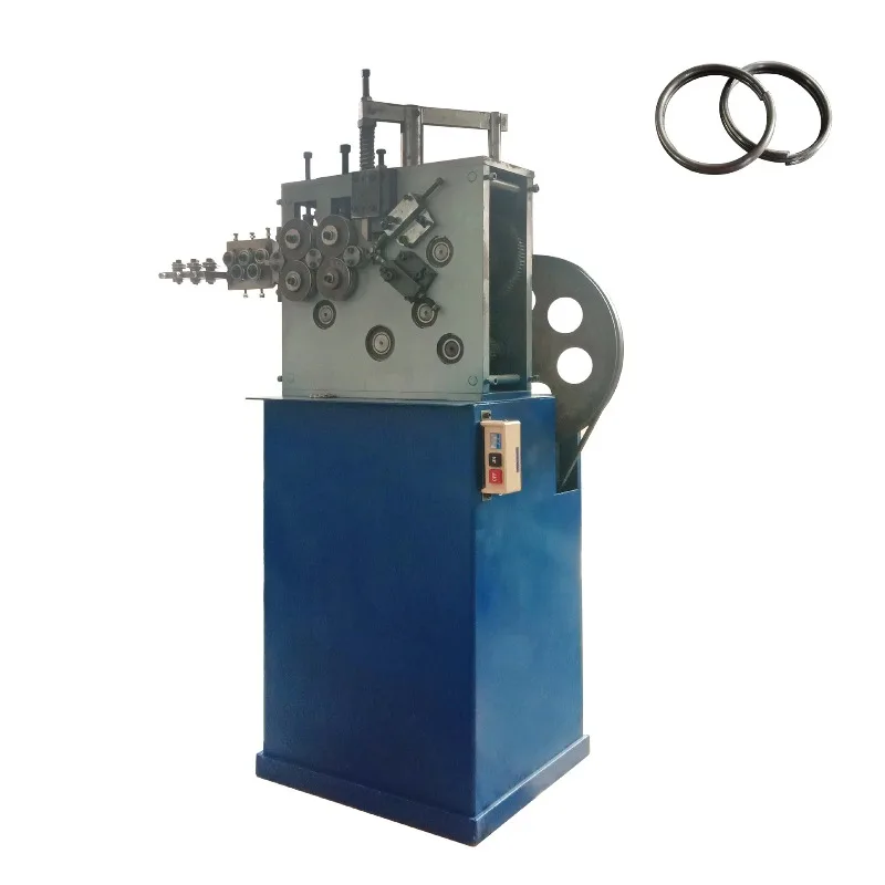 Key ring machine, ring machine, spring machine, ring machine