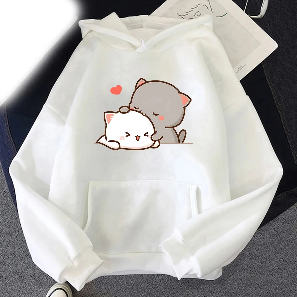 Herbst Bubu Dudu Herren Hoodie Herren und Damenmode einfache lang ärmel ige Pullover Street Trend Harajuku niedlichen großen Sweatshirt