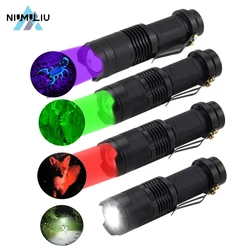 C5 LED 670nm Red Beam Light Flashlight  Eyesight Red Flashlight Gift Green Blue Beam Torch Lamp Lantern Against Deteriorating