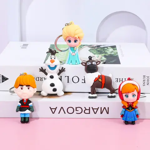 5 st/set Frost Snödrottningen Prinsessan Anna Elsa Actionfigur Kristoff Sven Olaf PVC-modelldockor Samling Födelsedagspresent Leksaker 12 best sales Elsa-docka - №3