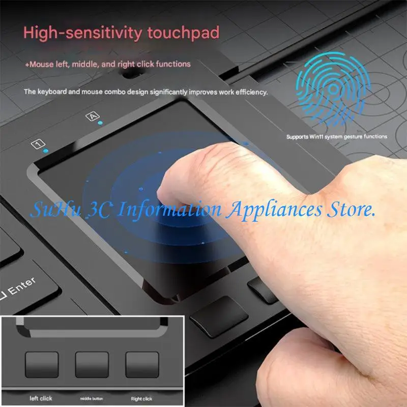  Waterproof Keyboards Industrial Use 64Keys with Touchpads USB Automation Systems