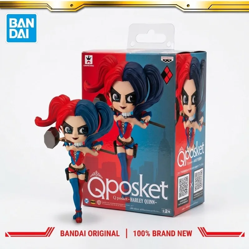 In Stock Bandai Original Banpresto Batman Harley Quinn B Action Figure Model Doll Brand New Boxed Anime Characters Toys Model