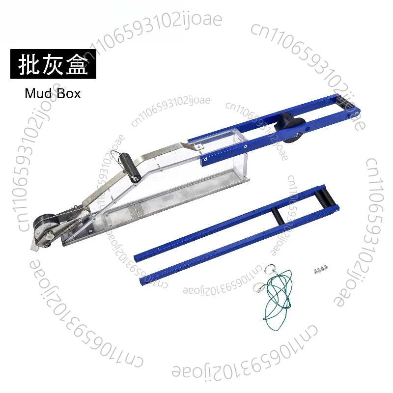 Ash Box, Batch Wall Plastering Wall Scraping Big White Painting Tool 4-speed Adjustment Retractable Putty Powder Scraper