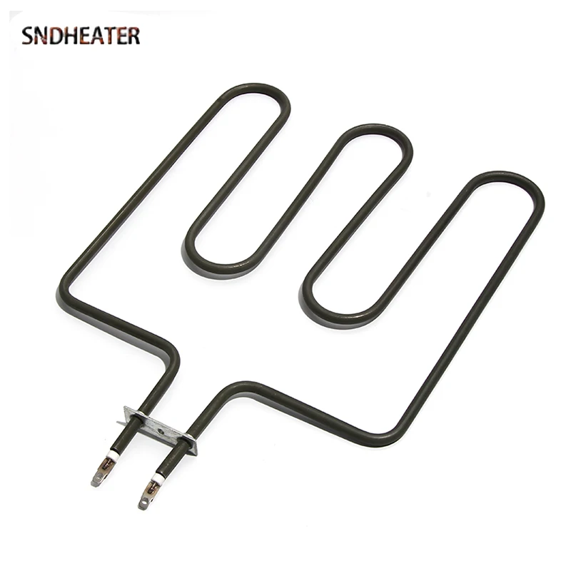 

SNDHEATER 110V 220V 1.5KW Green Oil Oven Heater Element Sauna Heating Element 304SUS Tubular Air Burning Grill Anti-Corrosion