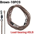 10PCS Brown 45lb