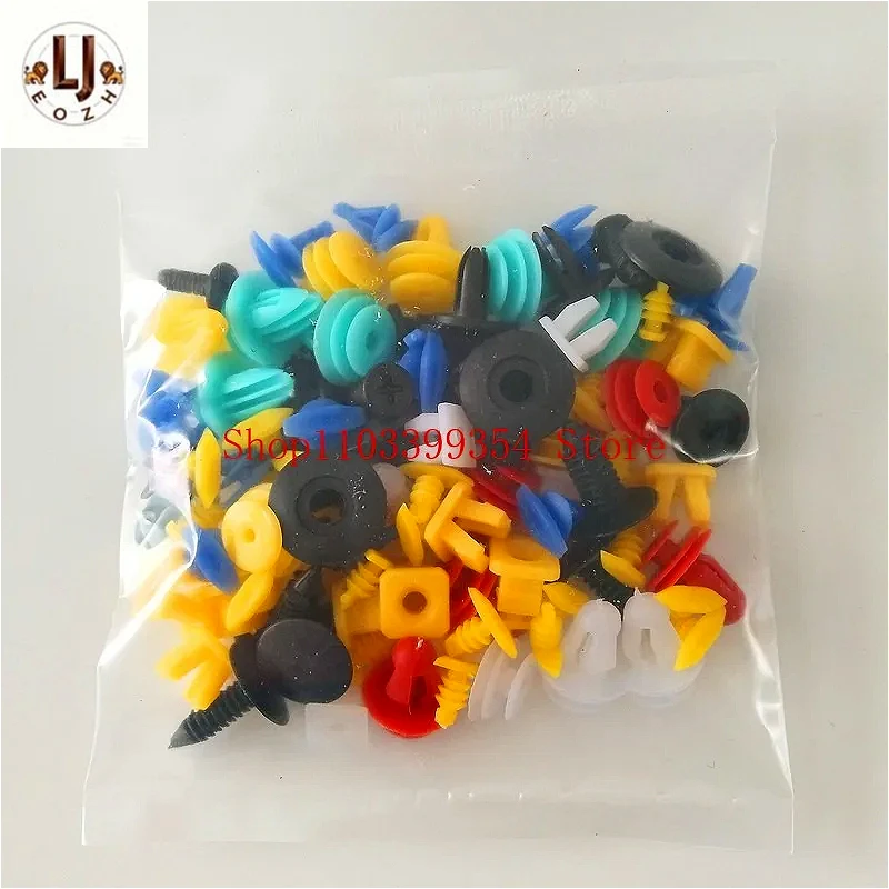 

100 шт. поставка бутиковой автомобильной пряжки, пряжка дверной панели, смешанная пряжка, потолок, матери 1000 шт., набор нейлонов