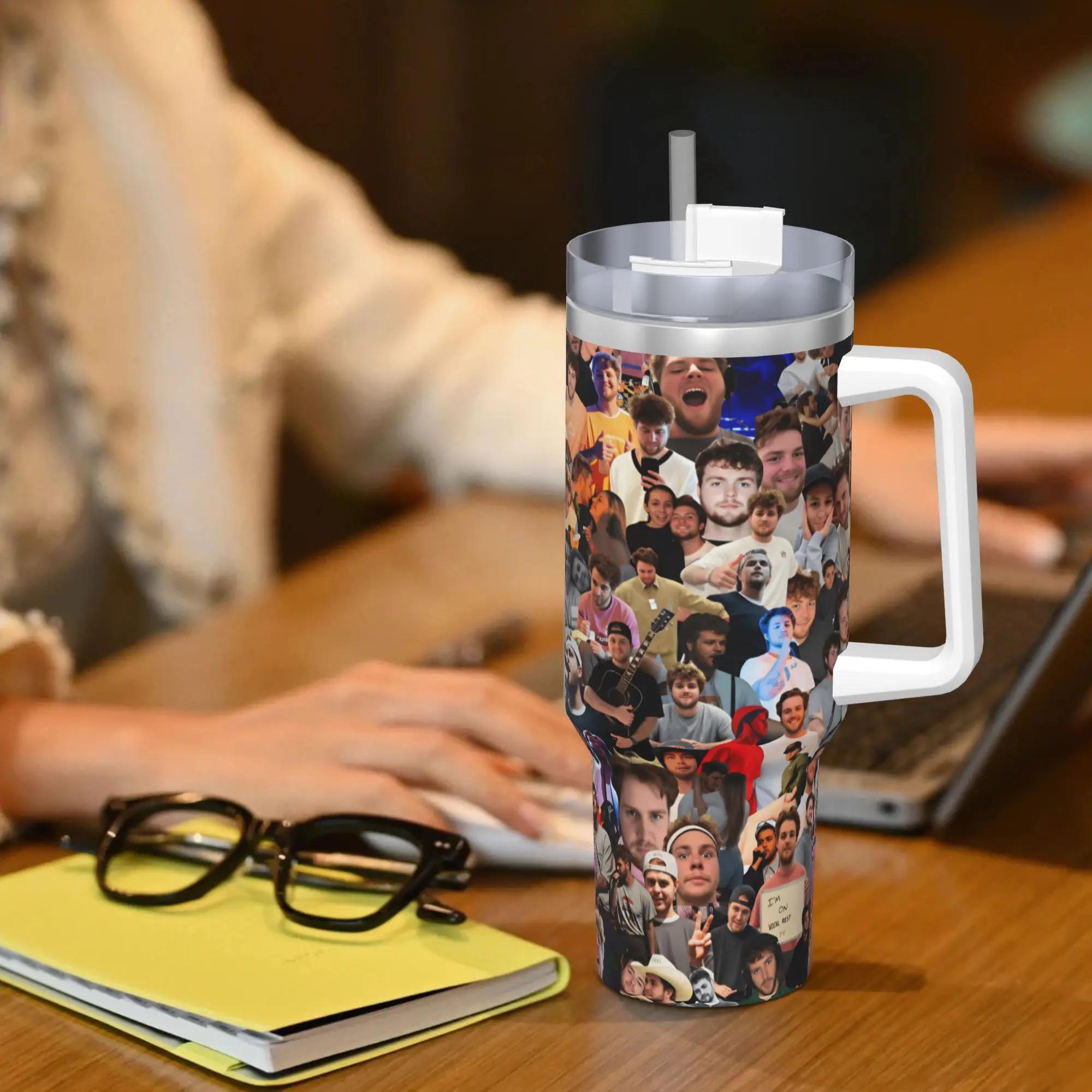 Stainless Steel Tumbler Singer A-Alex W-Warren Coffee Mug  Keep Heat Cold Drink Mugs Cup Driving Printed Water Bottle