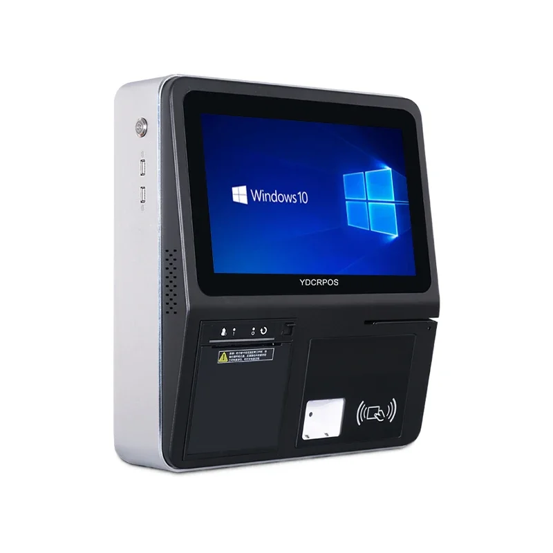 11.6 Inch Wall Mounted Desktop Touch Screen Pos System For Retail Boba Tea Shop Grocery Store Food Delivery Service