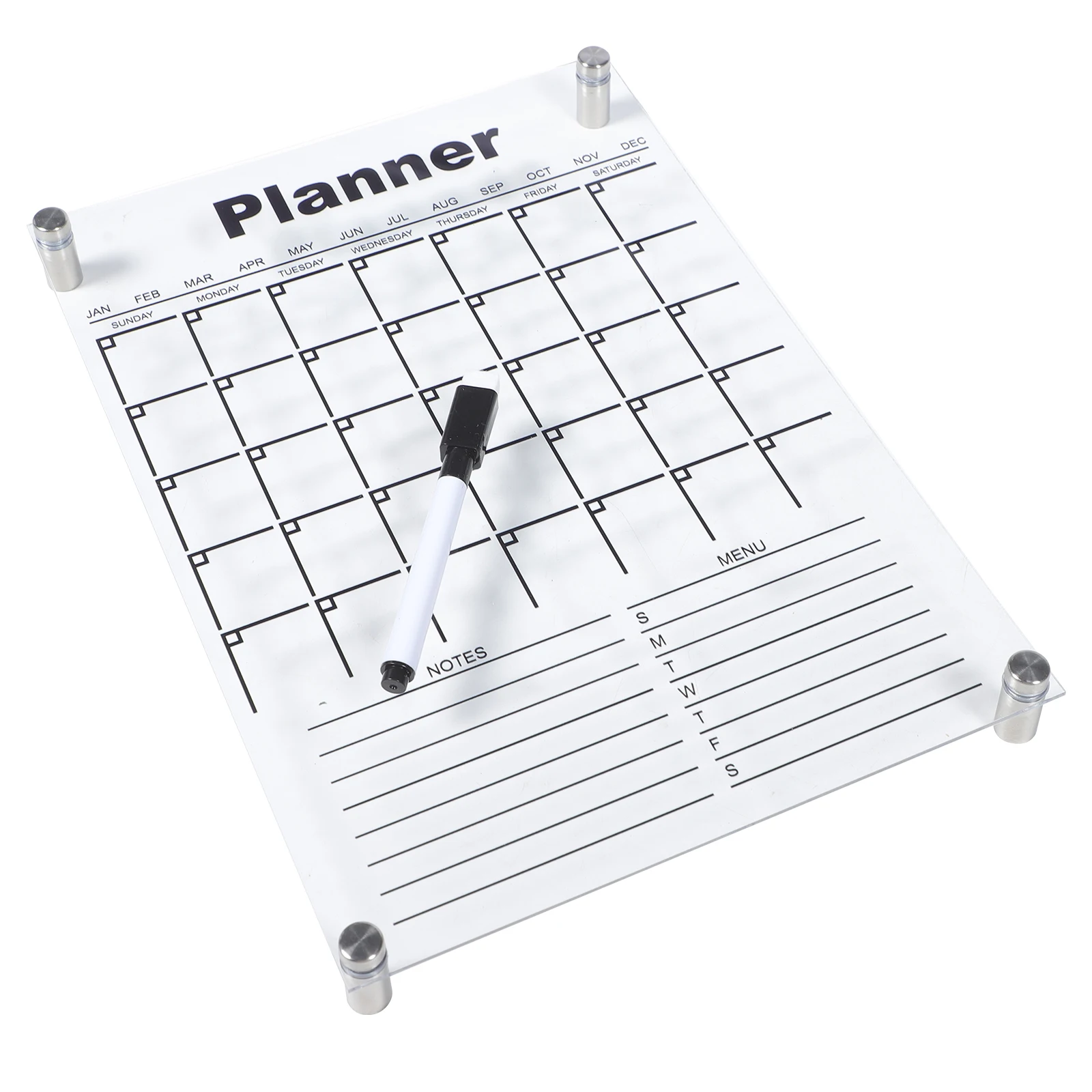 

Message Writing Board Small White Boards Desk Whiteboard Dry Erase Clear Portable Refrigerator Desktop for