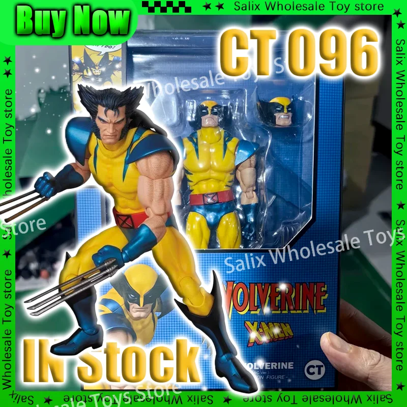 재고 있음 Ct Toys Wolverine Mafex 096 피규어 브라운 코믹 Ver X-Men 애니메이션 액션 피규어 입상 모델 맞춤형