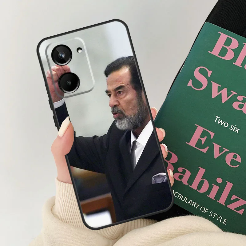 Saddam Hussein Iraq Arabic For Realme 11 10 9 12 Pro Plus GT Neo 6 5 C21Y C25s C30 C31 C33 C35 C51 C53 C55 C67 Case