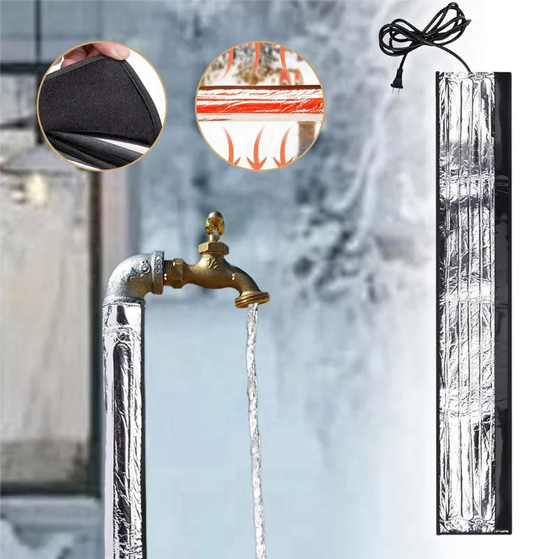 ABKD Straight-Tube Outdoor Faucet Insulation Heating Sleeve For Winter Freeze Protection