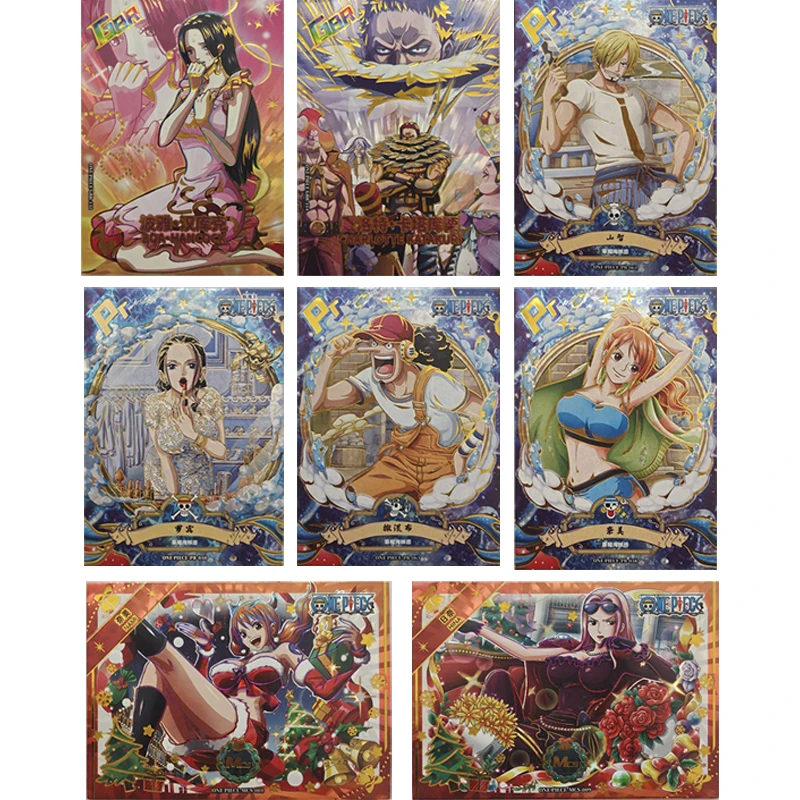 

Аниме One Piece Nico Robin hanboa Cock Nami Monkey D Luffy Sanji Коллекционная открытка рождественские подарки на день рождения Детские игрушки