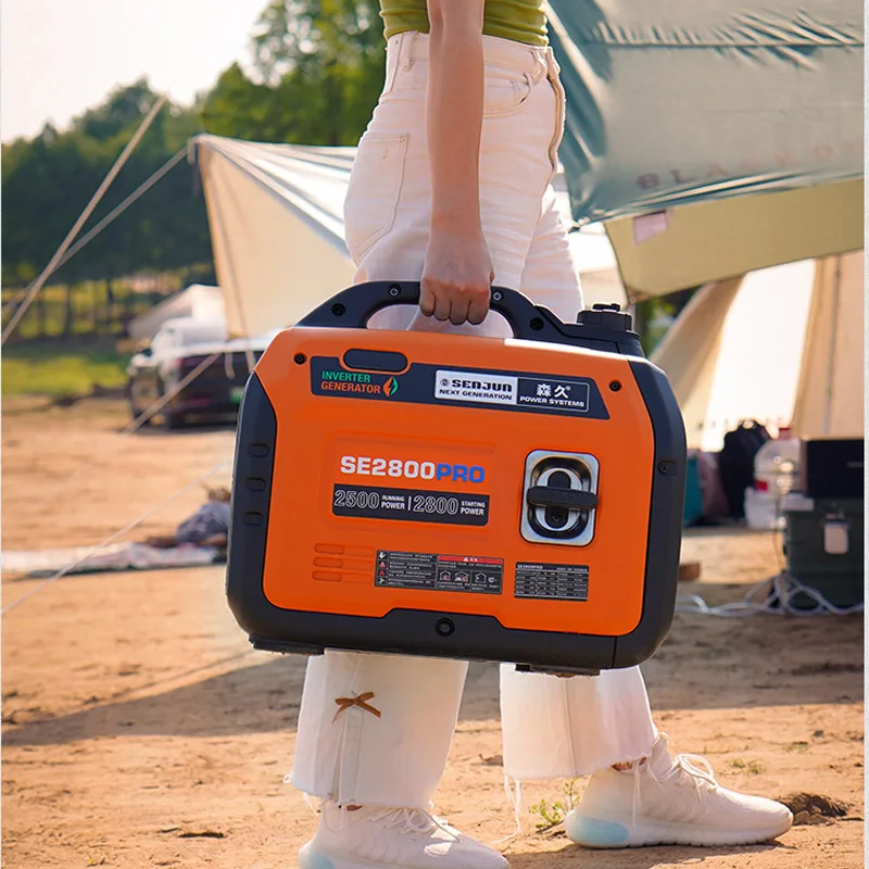 3.5KW 3000w Silent Petrol Portable Suitcase Inverter Generator for Home Emergency Backup Power Station 2KW Quiet Genset Kit