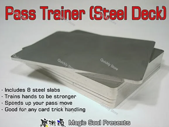 مدرب Sleight (سطح فولاذي) من Hondo Magic Tricks (تنزيل فوري) أرسل بسرعة