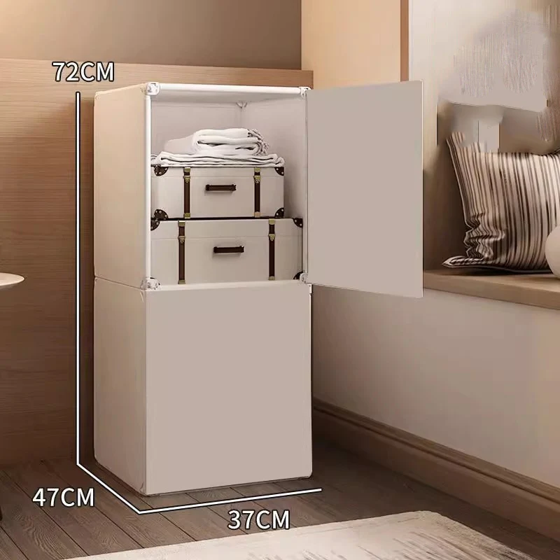 Storage Organizer Closet Partitions, Cupboard Bedroom Clothes Wardrobe, Foldable Living Room Shelf