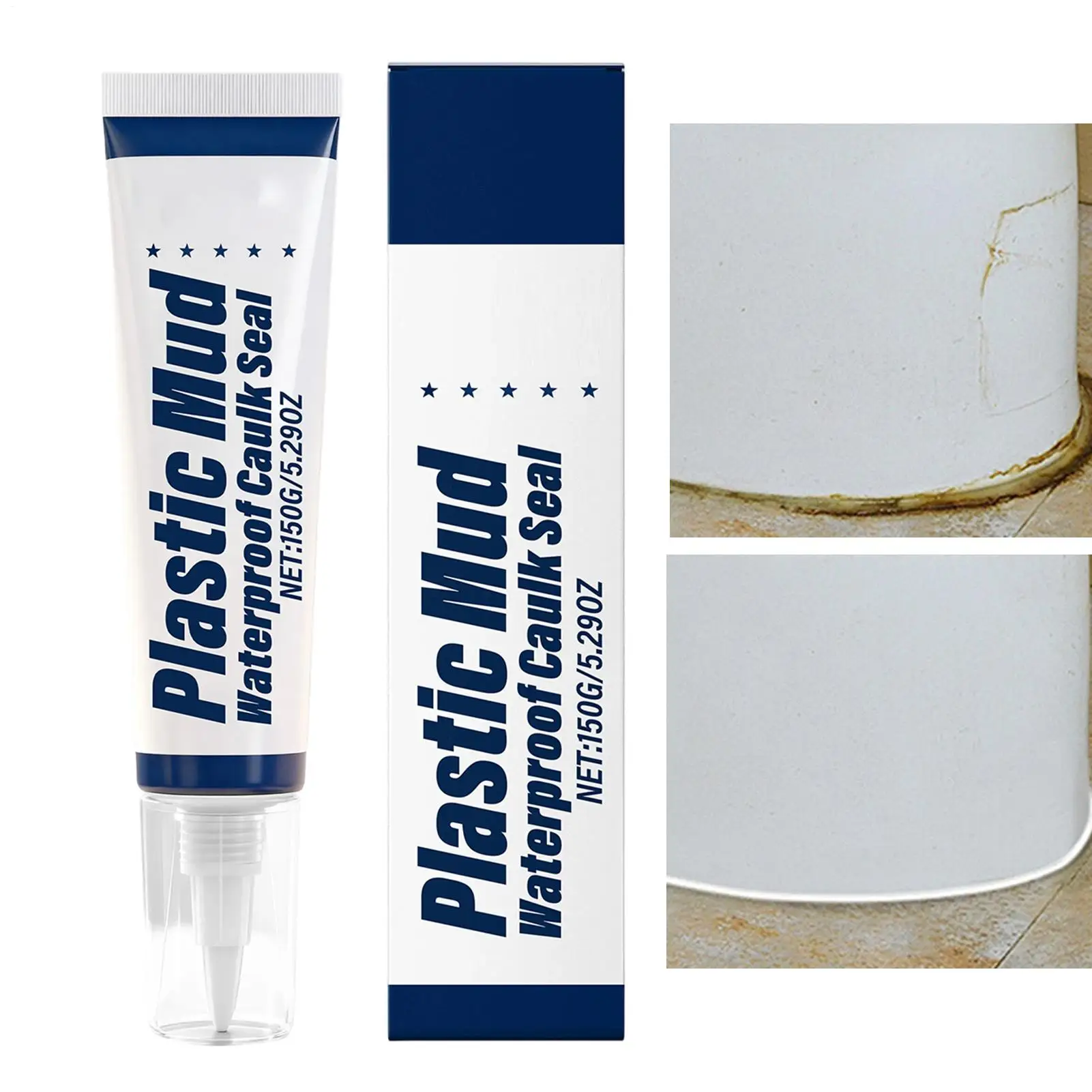 مانع التسرب المقاوم للماء 150 جرام اختراق عميق لاصق إصلاح مانع التسرب الطين لنافذة حمام باب جدار التيار المتناوب ثقب بلاط المرحاض سقف