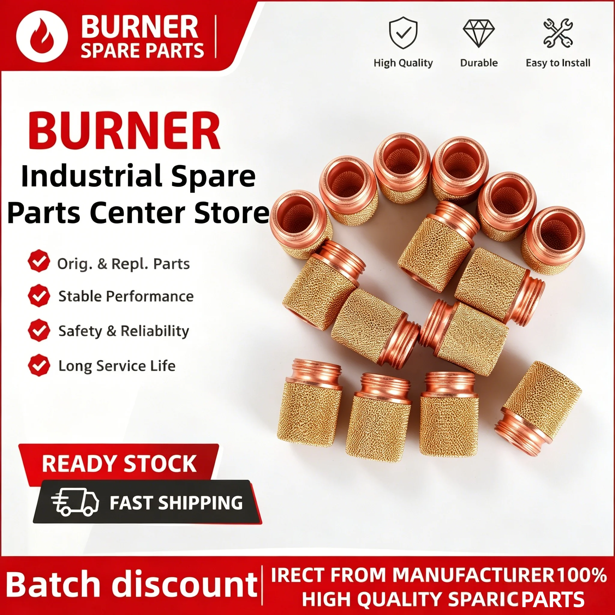 Denmark copper sand mesh, brass nozzle filter screen, fuel nozzle filter element, methanol vegetable oil burner, boiler replacem