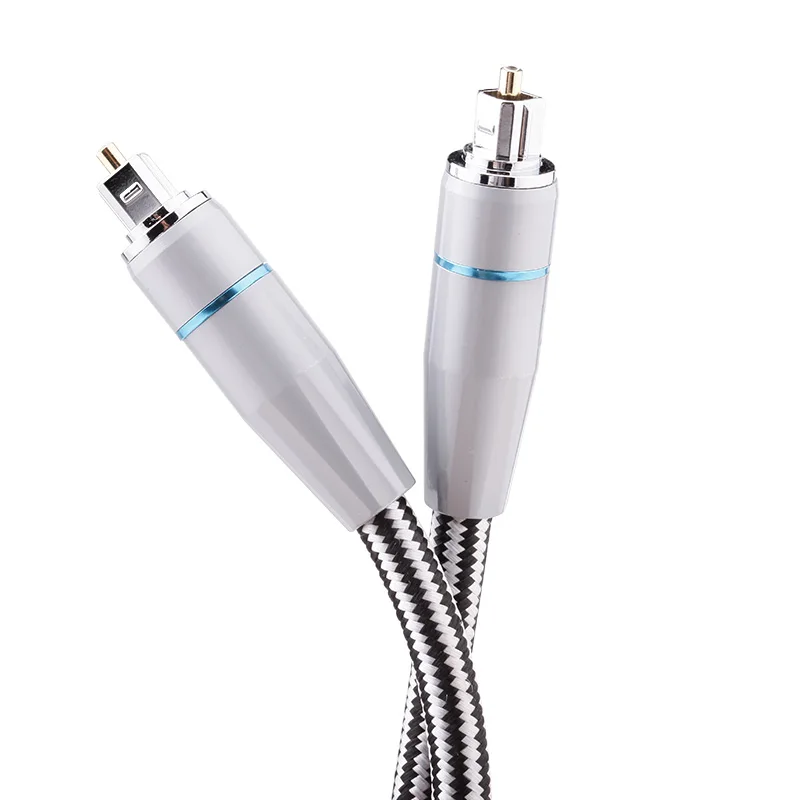 TanGo Tianji Fever Digital Fiber Optic Audio Cable spdif Square Head Opposite Port TV Decoding Speaker Connection Cable
