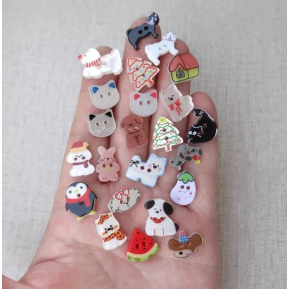 

10pcs Kawaii Blue West Highland White Terrier Dog Buttons DIY Craft Accessories for Apparel Sewing Clothing Decor Supplies