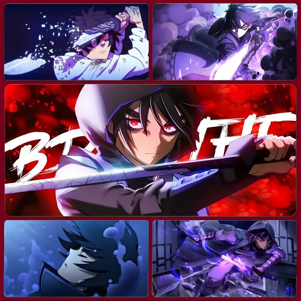 anime cool S-Scissor Seven Mouse Pad Large Gaming Mousepad with Stitched Edges Thickened Desk Mat PC