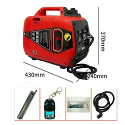 3KW Electric Vehicle Extended Range Generator Mute Portable Portable Free Installation Gasoline Engine DC Universal 48V 60V 72V