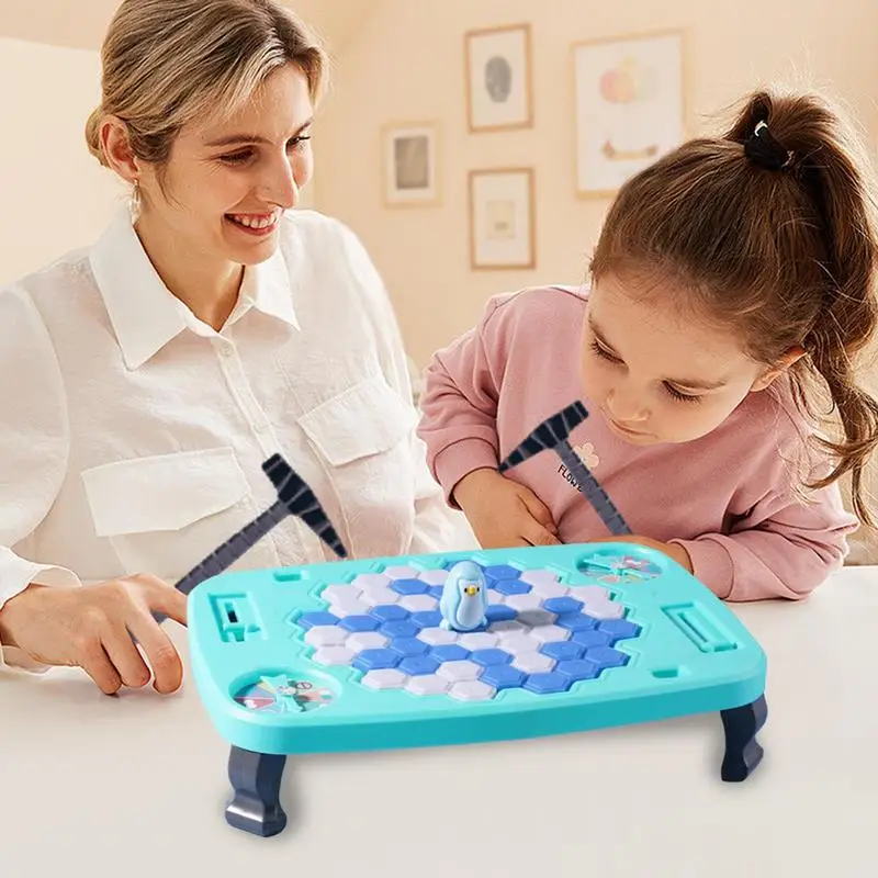 Penguin Ice Game Save Penguin Break Ice Board Game Interactive Toy Family Funny Game Preschool Game Table Puzzle For Kids Ages 3